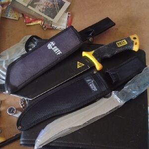 Blue Handle and SHTF Tactical Knives NWOT